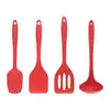 Mini Juego de Utensilios de Cocina de Silicona Cuchara de Sopa de Silicona Espátula de Silicona Herramientas de Repostería para Niños Utensilios de Cocina para el Hogar