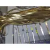 2 peças frete grátis couro PU 3mm dourado prateado 5mm vivo de couro 1cm 2cm tira de debrum de couro sintético debrum de borda de couro pu