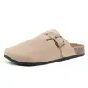 Novos Sapatos Birkenstock Casuais Retrô com Solado de Cortiça 2025 Slip-On Masculino e Feminino Versátil Fashionável e Confortável Aumentador de Altura Casal