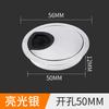 Cubierta de orificio roscado de aleación de zinc orificio roscado orificio roscado cubierta decorativa anillo de orificio roscado de aleación de zinc placa redonda de cubierta para orificio roscado