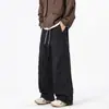 Calça de Trabalho Outdoor Estilo Americano para Homens, Calça Longa de Caminhada Outono Secagem Rápida Resistente à Água com Correntes Laterais Funcionais, Esportiva Casual Atacado