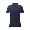Camisa Polo Esportiva Leve Feminina 175g, Camiseta Sem Costura Colada com Toque Gelado de Manga Curta, Uniforme de Equipe com Logo Impresso