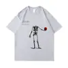 Camiseta Informal de Manga Corta con Estampado 2D para Mujer 2025 Venta Directa de Fábrica al por Mayor para Camisetas de Verano para Mujer