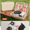 Estufa de gas portátil para camping al aire libre, picnics y para hacer té.