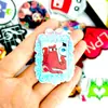 Llavero de Texto Acrílico Personalizado Foto DIY Etiqueta de Nombre Colgante Ins Creativo Dibujo Animado Standee Adorno de Texto