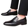 Mocasines de Negocios Retro para Hombre, Nuevo Estilo Británico de Otoño, Zapatos Casuales de Cuero con Suela Suave para Hombre, Slip-On