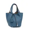 Capa superior piel de vaca H cesta de verduras para el hogar bolso cubo moda transfronteriza bolso tote de gran capacidad bolso de cuero para mujer venta al por mayor de fábrica