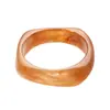 Pulseras Geométricas Irregulares de Madera y Resina Transfronterizas Europeas y Americanas, Pulseras Personalizadas Exageradas de Moda, Joyería de Lujo Ligero y Gama Alta
