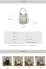 Bolsa de Couve Feminina 2026 Novo Estilo Bolsa de Ombro Único para o Trabalho Primavera Verão Toque de Luxo Portátil Transversal Tendência Balde Bolsa de Moda