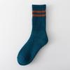 Calcetines de mujer de otoño e invierno gruesos, cálidos, absorbentes del sudor, de goma alta, con suela de rizo, desodorantes, medias negras para mujer