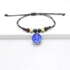 Pulseira Luminosa do Zodíaco Chinês, Venda Quente Transfronteiriça, Tecida à Mão e Ajustável, Presente para Casais e Melhores Amigos