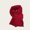 Bufanda Versátil de Color Sólido Romántico~ Estilo Coreano Ilumina los Tonos de Piel Estilo Ins Calentador de Cuello Tejido Suave Accesorios de Ropa para Mujer