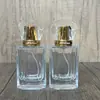 En stock: B117-40m botella de perfume de vidrio poligonal / botella rociadora cosmética recargable