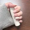 2026 Novo Estilo Unhas Portáteis Versátil Off-White Francesa Gradiente Cor Nude Arte de Unhas Pontas de Unha Postiça Iluminadoras Artesanal Personalizado