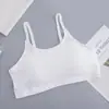 Top tubo sin costuras de seda de hielo transpirable con agujeros en la espalda, envuelto en el pecho, con tirantes ajustables, inalámbrico, anti-exposición, para usar debajo de la ropa, sujetador deportivo para mujer