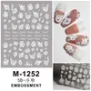Carcasa Estampada del Pequeño Libro Rojo Pegatinas para Uñas Mariposa Serpentina Aurora Uñas Color Rosa Glaseado Tridimensional Avanzado