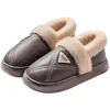 Pantuflas de Invierno 2026 para Hombre, Estilo Nuevo, para Casa, Suela Gruesa, Cálidas, Felpa, Impermeables, Algodón, con Cubierta para el Talón