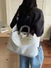 Versão Coreana da Nova Bolsa de Viagem Simples Portátil Expansível Dobrável Esportiva Fitness Leve para Viagens de Curta Distância