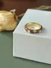 Anillo de Esmalte 2023 Nueva Moda Estilo Hepburn Celebridad de Internet Anillo Caliente Diseño Nicho Femenino de Alta Gama Combinable