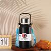 316 Hervidor Termo de Gran Capacidad, Hervidor Deportivo de Acero Inoxidable, Taza Termo Portátil para Exteriores con Tapa de Botón, Botella Termo, Acero Inoxidable