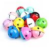 Campana de Gato Pintada de Dos Colores de 4 cm, Colgante para Gato, Campana Sonora para Collar de Gatito, Accesorio de Juguete para Gatos y Perros