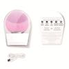 Instrumento Eléctrico de Limpieza Facial Ultrasónico Masaje Vibratorio de Silicona Instrumento Eléctrico de Limpieza Facial Masajeador Limpieza Vibratoria Poros