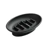 Saboneteira de silicone, porta-sabonete doméstico, suporte de sabonete para banheiro com drenagem, adequado para dormitórios estudantis, estilo luxo leve