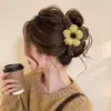Pinza de Pelo Grande de Felpa Estilo Perezoso Otoño e Invierno para Mujer, Pinza de Tiburón de Gama Alta y Exquisita para la Parte Posterior de la Cabeza