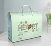 Fabricante de Personalización de Cajas de Color para Colchas de Verano, Personalización de Cajas de Embalaje para Mantas Finas de Oficina, Personalización de Cajas de Regalo para Juegos de Cuatro Piezas de Textiles para el Hogar