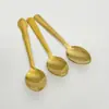 Cuchara de Concha de Acero Inoxidable, Cuchara de Café Retro, Cuchara para Revolver, Cuchara para Postre de Hogar y Restaurante, Cuchara para Miel, Cucharilla de Té Multipropósito