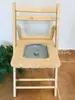 Estante para Inodoro para Hogares de Personas Mayores y Artefacto de Baño para Mujeres Taburete para Sentarse Silla Taburete Auxiliar de Madera para Mujeres Embarazadas