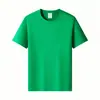 Camiseta de Algodón Peinado Impresión de Logo Personalizado Camisa Publicitaria Algodón Puro Cuello Redondo Ropa de Trabajo Uniformes de Clase Camisas Culturales Venta al por Mayor Transfronteriza
