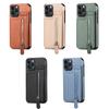 Para iphone11Pro bolsa para cartão capa de celular aba com zíper XSMax padrão de fibra de cartão capa protetora para comércio exterior