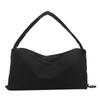 Bolso de mano informal de gran capacidad para mujer, de color liso, estilo coreano, con cordón ajustable, 2024
