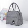 Bolsa Grande Aislante Térmico Frío Bolsa Grande de Hielo con Bolsa para Comida Almuerzo Lonchera Bolsa de Almacenamiento Bolsa para Almuerzo de Estudiante Bolsa para Conservación de Picnic