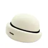 Nuevo Sombrero de Cuenca con Lazo Otoño e Invierno 2025 Estilo Coreano Literario Versátil Sombrero de Lana Negro y Blanco Sombrero de Fieltro de Cúpula