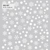 Adesivos de unha de celebridades on-line Floco de neve Branco Estrela oca decalques suéter unha Natal all-match Esmalte cola adesivos decorativos