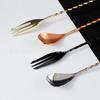 Cuchara de barra larga de acero inoxidable, mango largo de 32 cm, palillo para mezclar cócteles, cuchara para mezclar café, leche y té, cuchara de barra, cuchara de barra