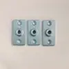 Conectores de três furos em estoque, placas de conexão para construção de painel suspenso, ferragens galvanizadas do fabricante em estoque