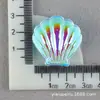Parche Galvanizado Funda para Teléfono Móvil Zuecos Accesorios de Resina Concha de Pegamento Crema Material DIY Accesorios para el Cabello DIY Tocado Pasador de Pelo