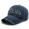Gorra de Béisbol Lavada con Bordado de Letras Estilo Coreano Desgastada para Hombres y Mujeres, Gorra con Visera para Viajes al Aire Libre y Protección Solar