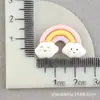 Accesorios para el Cabello Tocado Estrella de Cinco Puntas Corona de Nube DIY Corona Arcoíris Sol Pequeño Hombre de Jengibre Joyería de Resina DIY Accesorios Venta al por Mayor