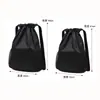 Mochila con cordón plegable de gran capacidad con LOGOTIPO imprimible, bolsa simple para deportes, fitness, baloncesto, bolsa impermeable con cordón