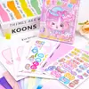 Magia del Estilo Libro Silencioso Pegatinas Peluquería Infantil DIY Recorte de Papel Set de Accesorios para el Cabello para Niñas Juguete
