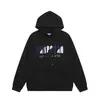 Sudadera con capucha de forro polar para hombre y mujer, sudaderas bordadas de alta calle europeas y americanas de moda Trapstar para dropshipping transfronterizo