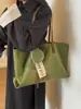 Bolso de Hombro Transfronterizo 2026, Nuevo Estilo, Gran Capacidad, Casual, para Viajes Diarios, Bolso Sencillo, Estilo Coreano, Bolso de Nicho para Mujer