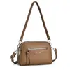Bolso de Hombro, Bolso para Teléfono Móvil, Bolso para Madre de Mediana Edad, Nuevo Estilo 2026, Textura de Cuero Suave, Moderno, Versátil, Bolso Cruzado Ligero