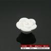 Puxador de cerâmica para móveis, gaveta de armário, furo único, moderno, simples, pastoral, preto e branco, europeu, furo único, redondo, rosa