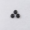 En Stock Cuentas de Posicionamiento de Anillo de Goma de Acero Inoxidable de 8 mm con Anillo de Goma Incrustado DIY Ajustable Posicionamiento Cuenta de Goma Pulsera Accesorios de Joyería