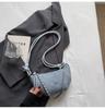 Bolso de Cuerno de Diseño Nicho Francés para Mujer 2025 Verano Nuevo Bolso Simple para Mujer Moda Cadena Hombro Bandolera